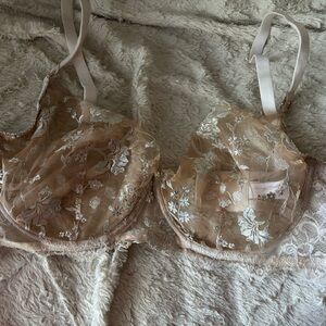 Honey Birdette Elegant Floral Lace Bra